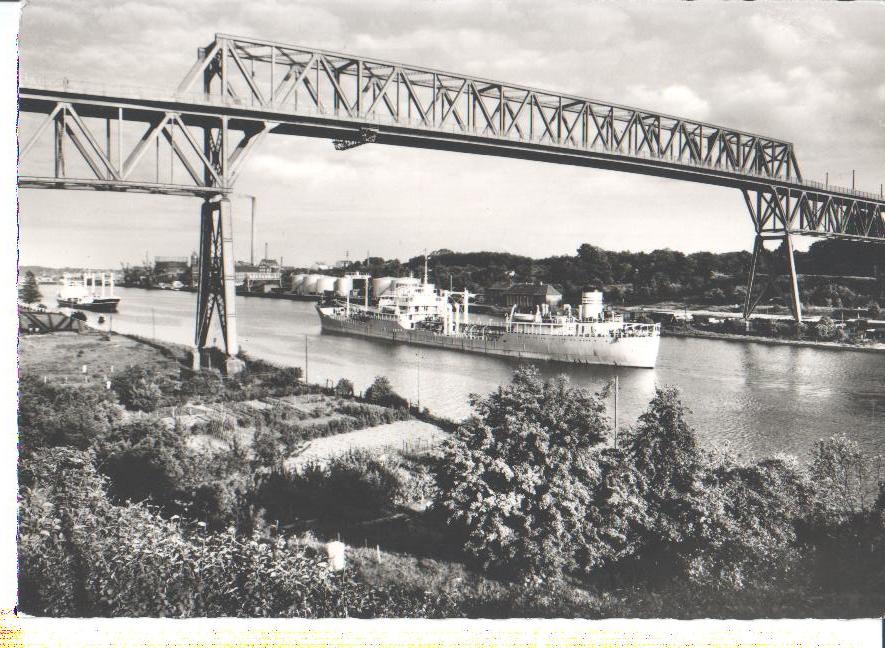 kiel, hochbrücke, 1965