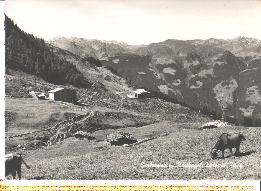 gerlosstein m. rastkogel, zillertal