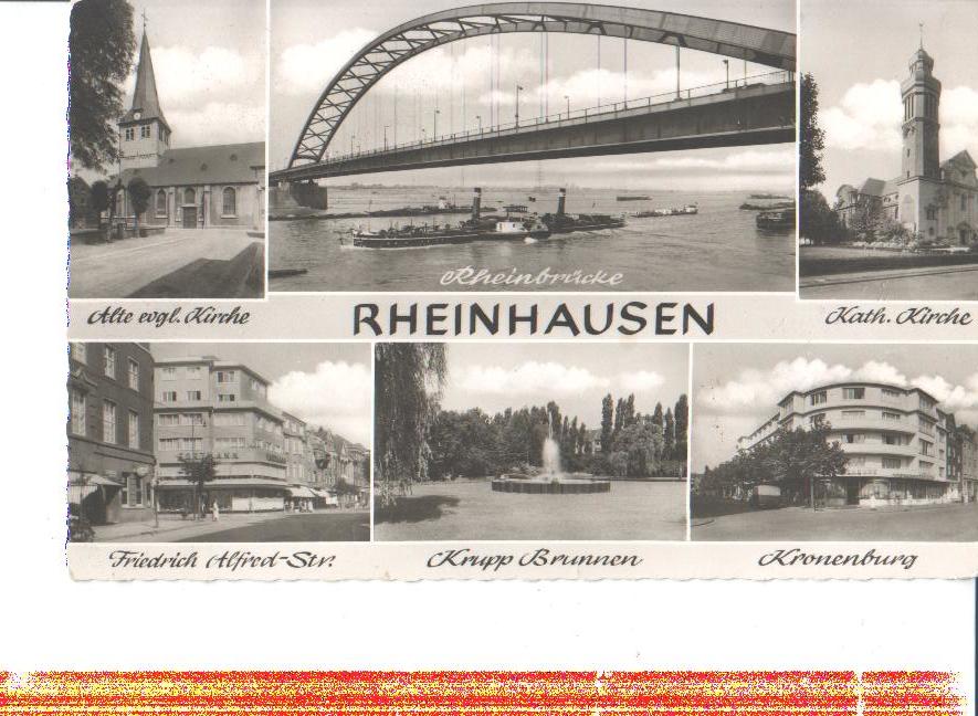 rheinhausen, rheinbrücke