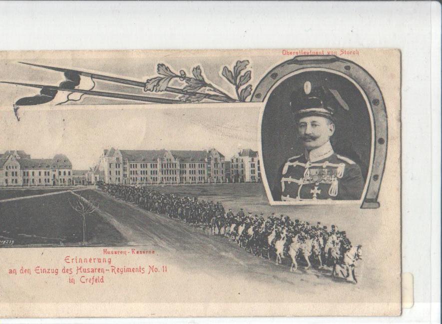 husaren regiment no. 11 krefeld, oberstleutnant von storch, 1906