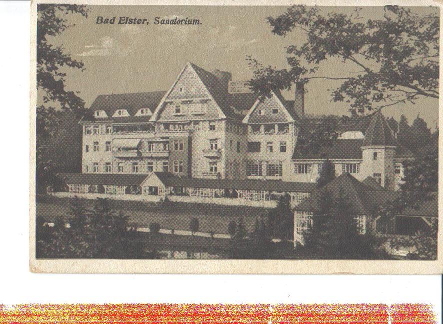 bad elster, sanatorium, vor 1945