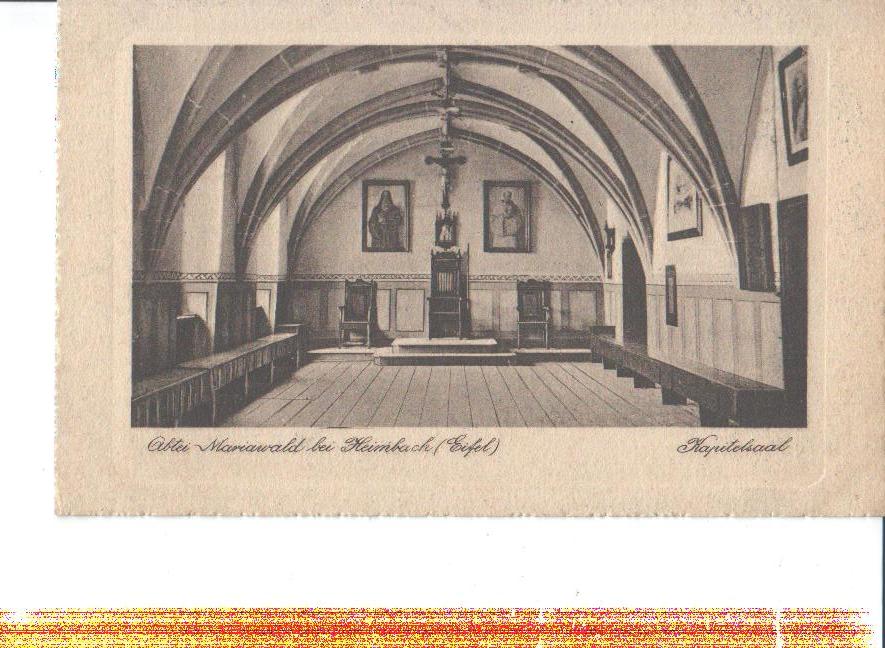 abtei mariawald b. heimbach, eifel, kapitelsaal