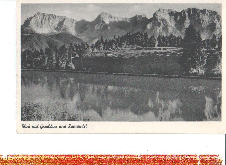 blick a. geroldsee u. karwendel