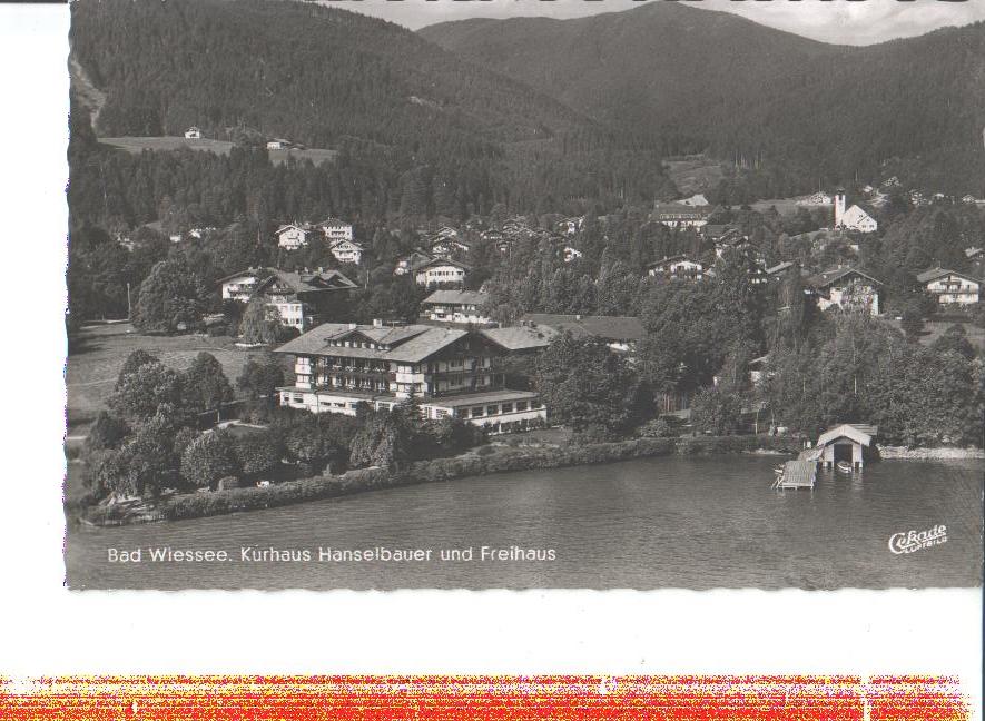 bad wiessee, kurhaus hanselbauer, 1956