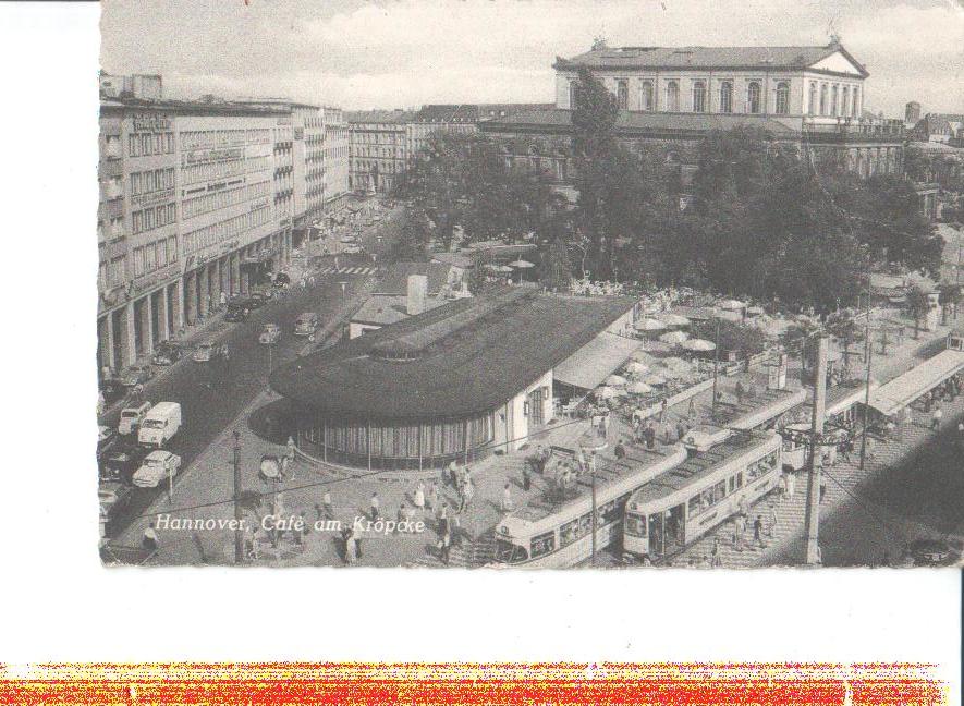 hannover, café am kröpcke, 1954