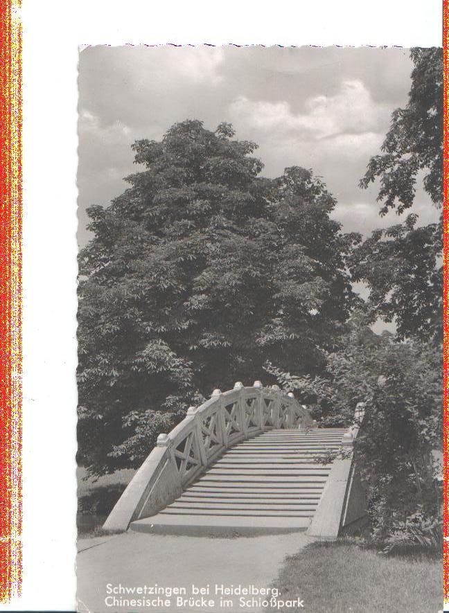 schwetzingen, chinesische brücke