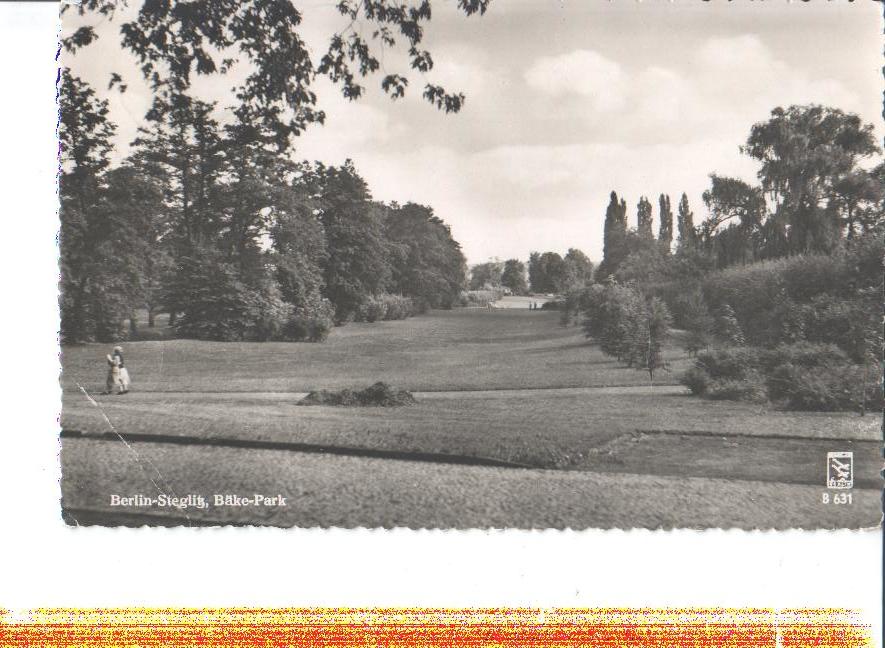 berlin-steglitz, bäke park, 1957