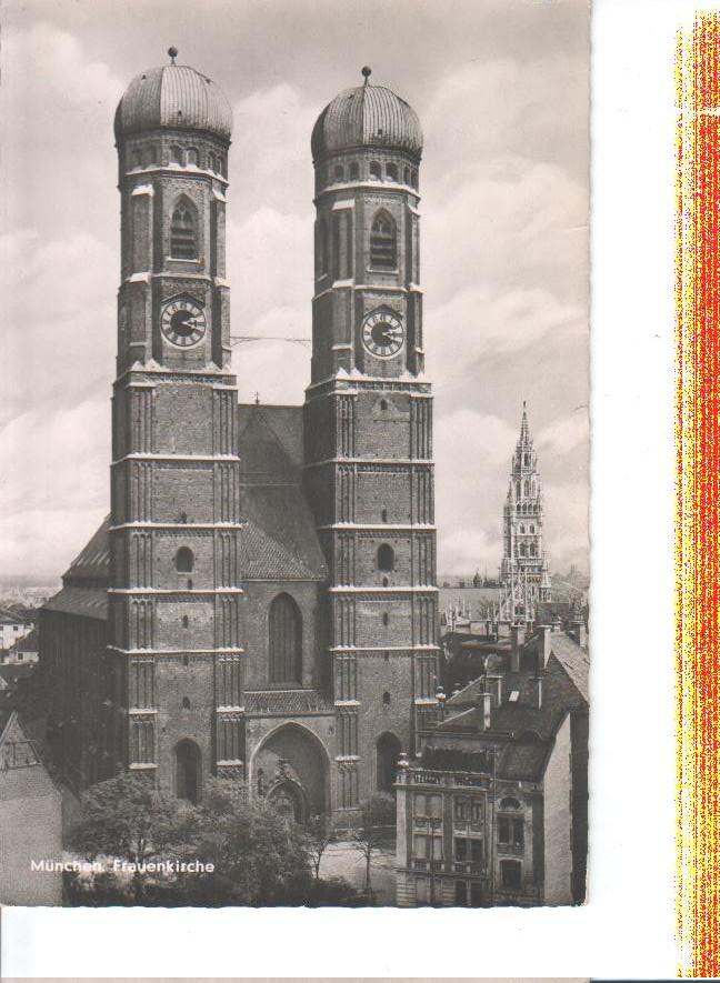 münchen, frauenkirche, 1958