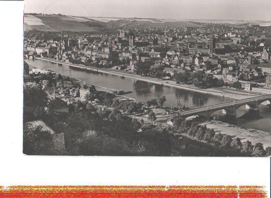 würzburg, blick v. käppele, 1954