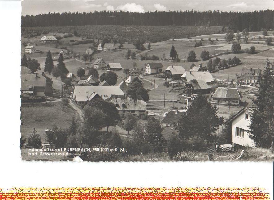 bubenbach, schwarzwald, 1965