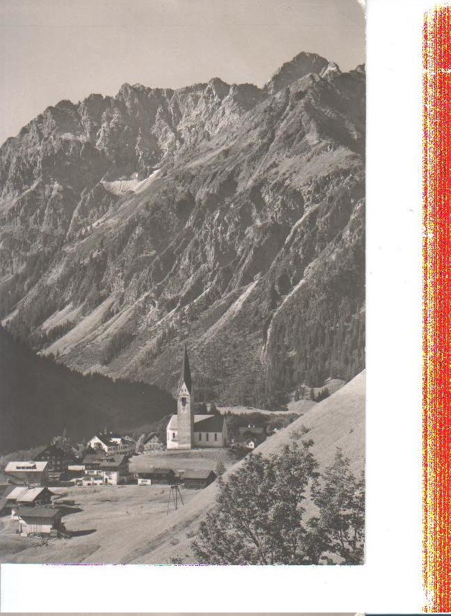 kleinwalsertal, mittelberg m. widderstein, 1964