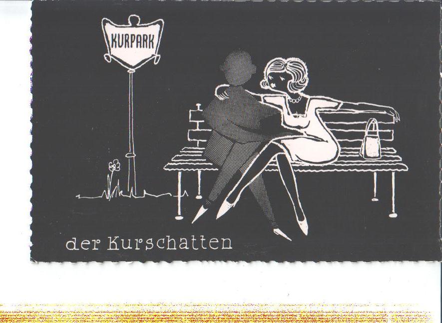 kurpark, der kurschatten, 1960