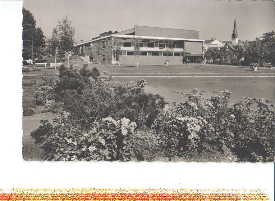 kehl am rhein, stadthalle 1960