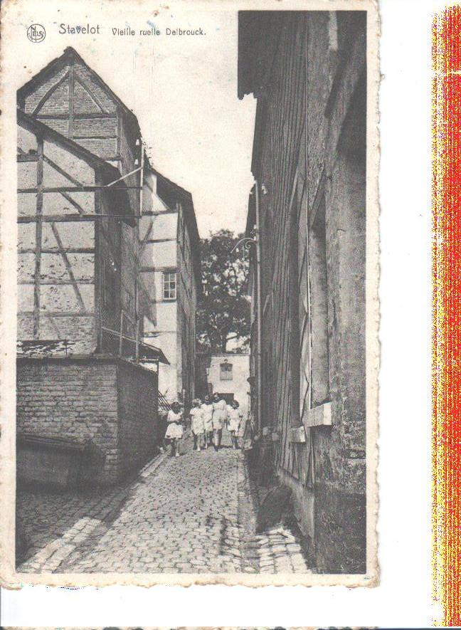 stavelot, vieille ruelle delbrouck