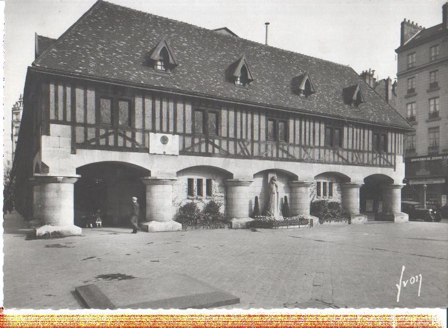 rouen, place du vieux marche, 1942