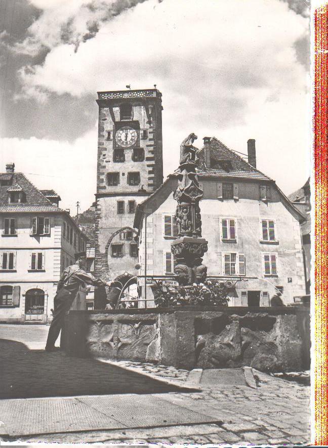 ribeauville, tour des bouchers, 1955