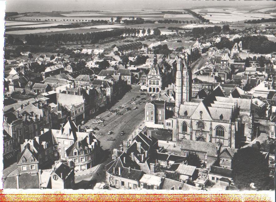 en avion au-dessus  de peronne