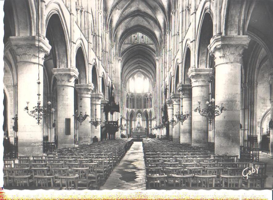 lisieux, cathedrale st. pierre, interieur