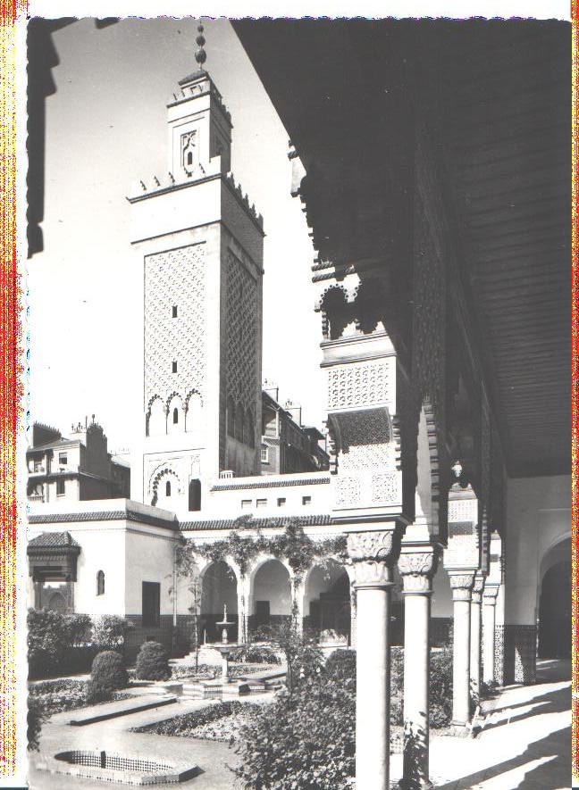 instiut musulman - mosquee de paris, cour d'honneur