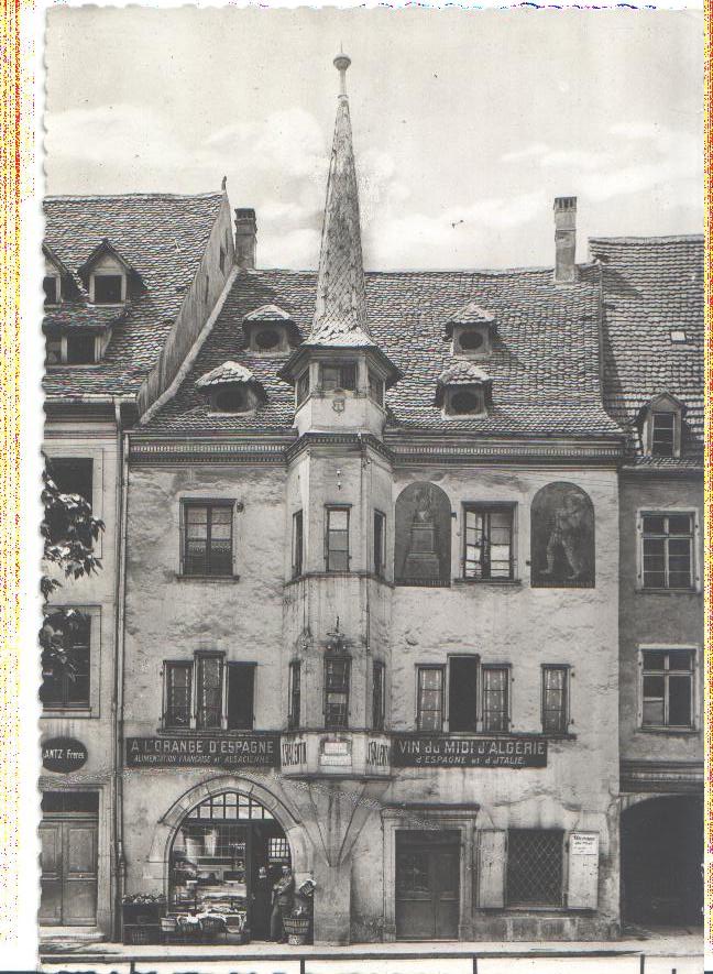 mulhouse, vielle maison alsacienne