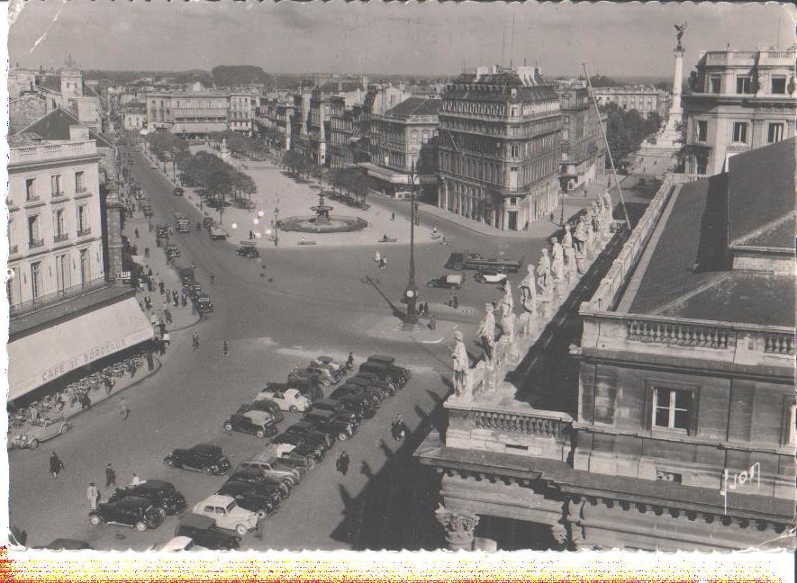 bordeaux, le grand theatre, les allees de tourny