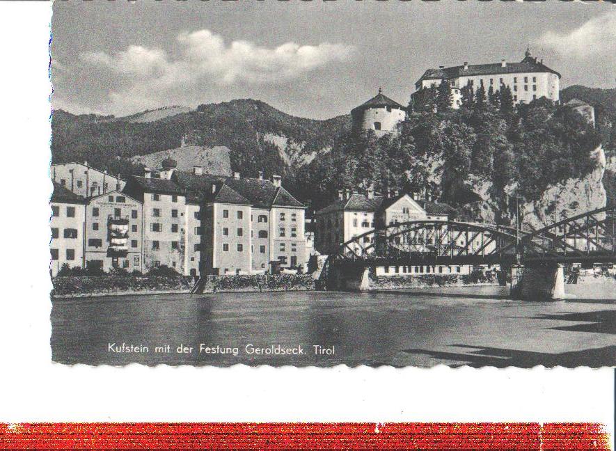 kufstein m.d. festung geroldseck, tirol, 1959