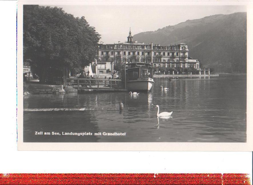 zell am see, landungsplatz m. grandhotel