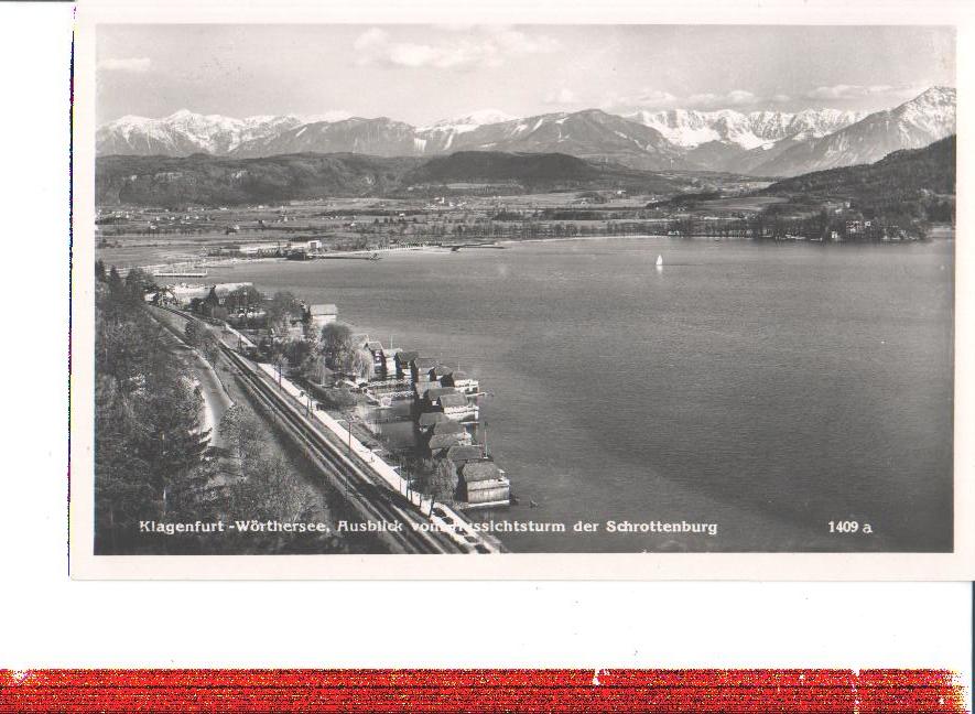 klagenfurt-wörthersee, blick v.d. schrottenburg