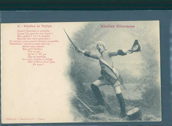 vieilles chansons, fanfan la tulipe