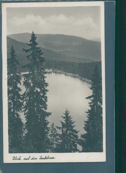 blick a.d. teufelssee b. eisenstein im böhmerwald