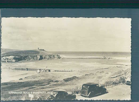 summerleaze beach & breakwater, bude, 1959