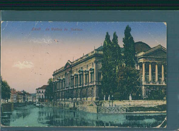 gand, gent, le palais de justice, 1916, feldpost