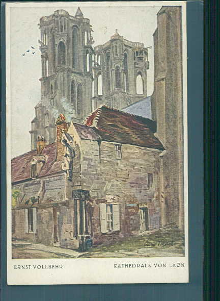 ernst vollbehr, kathedrale von laon