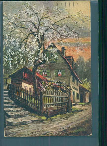 kunstverlag linzen, cassel, 1913, künstlerkarte