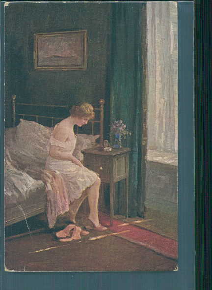 e. schneider, morgentoilette, 1918