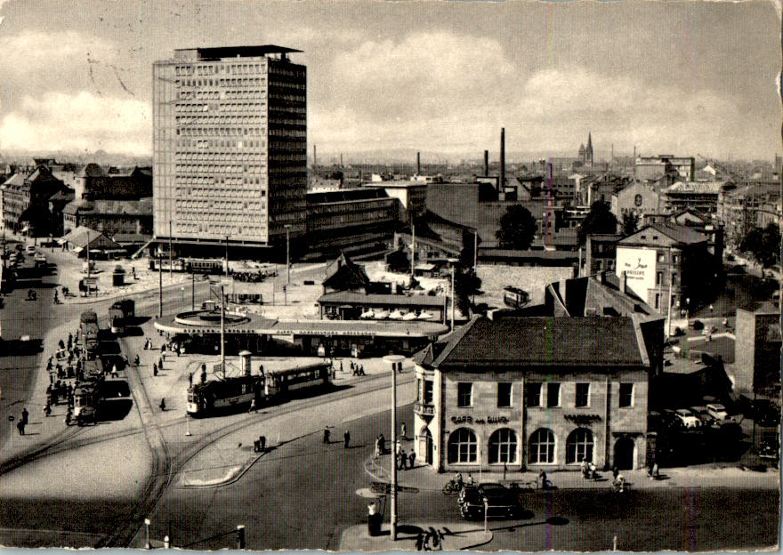 nürnberg, hochhaus am plärrer