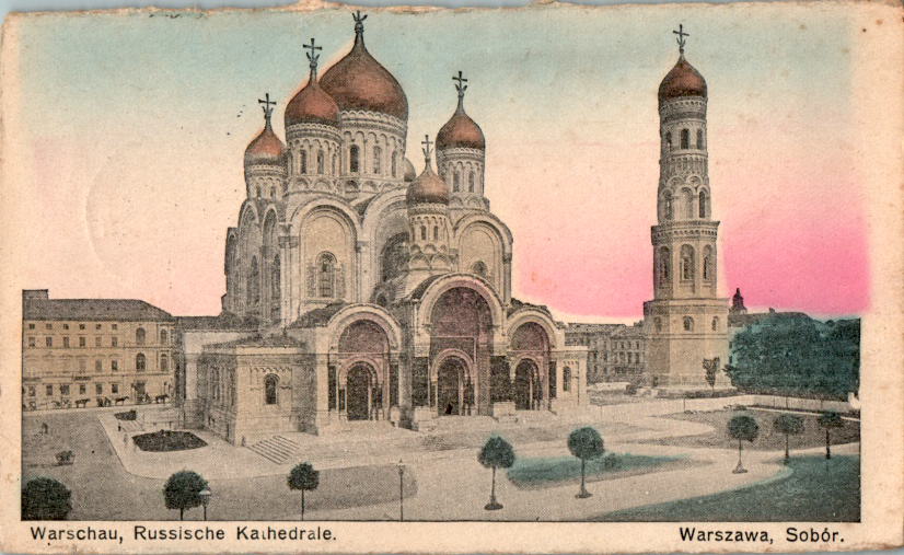 warschau, russische kathedrale, 1917