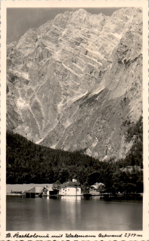 st. bartholomä m. watzmann ostwand