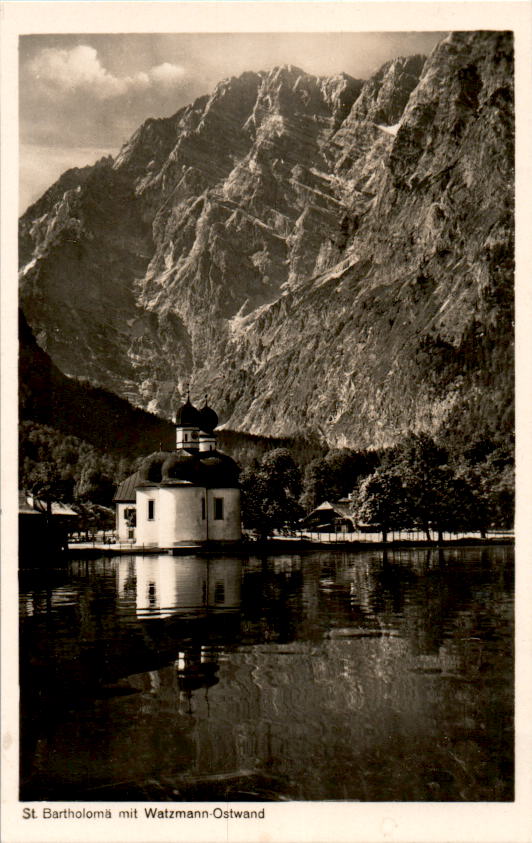 st. bartholomä m. watzmann ostwand