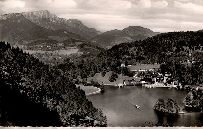 königssee m. blick auf hotel schiffmeister