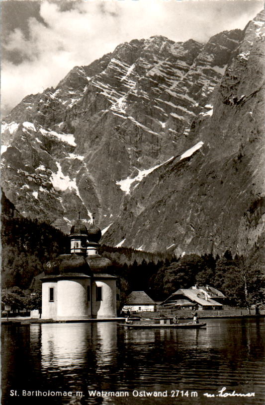 st. bartholomä m. watzmann ostwand