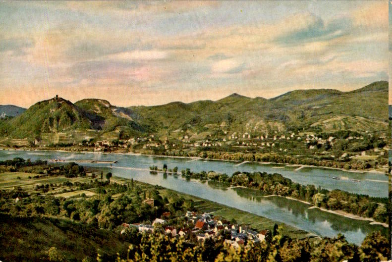 am rhein, das siebengebirge