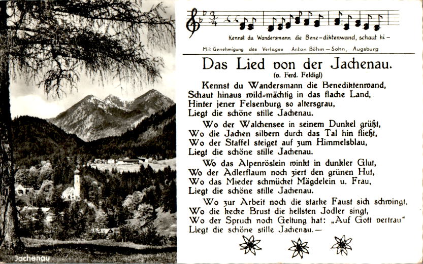 das lied von der jachenau