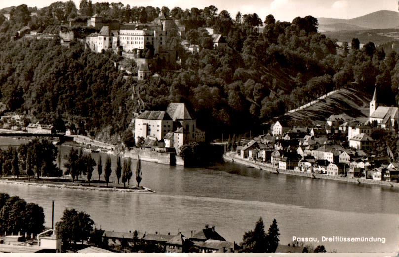 passau, dreiflüssemündung