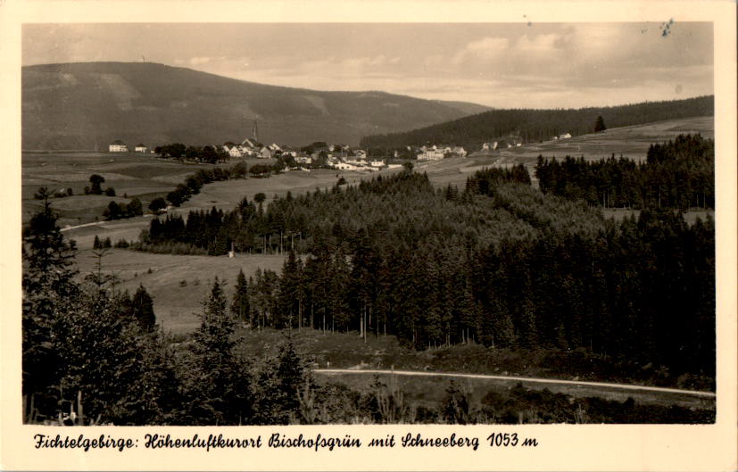 bischofsgrün mit schneeberg