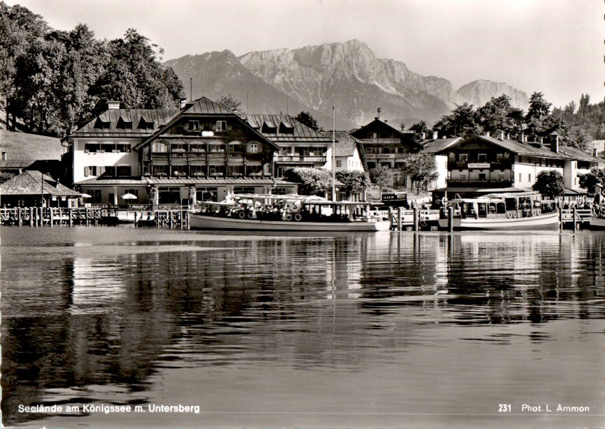 seelände am königssee m. untersberg