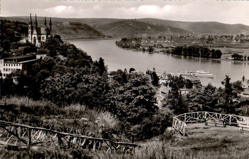 blick auf remagen am rhein