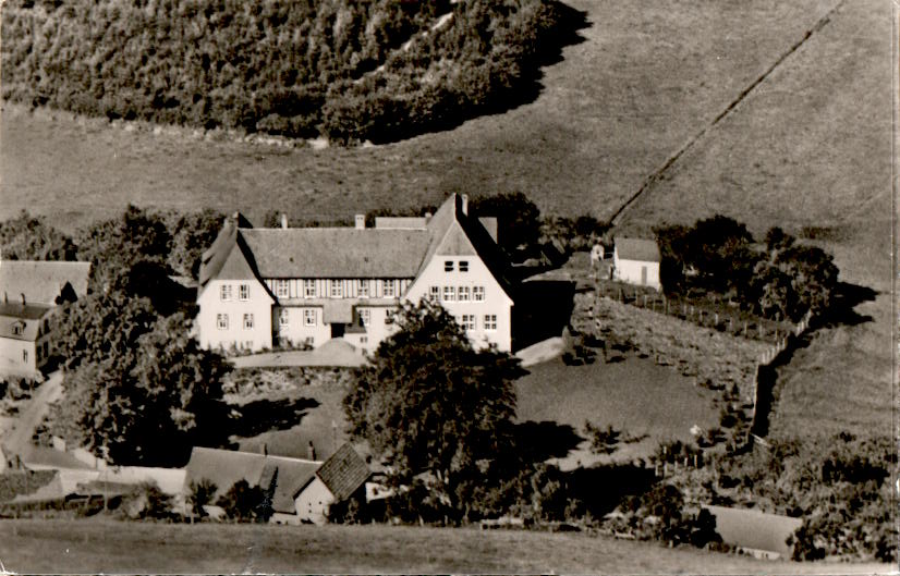 westdeutsche luftfoto bremen, karte aus glücksburg