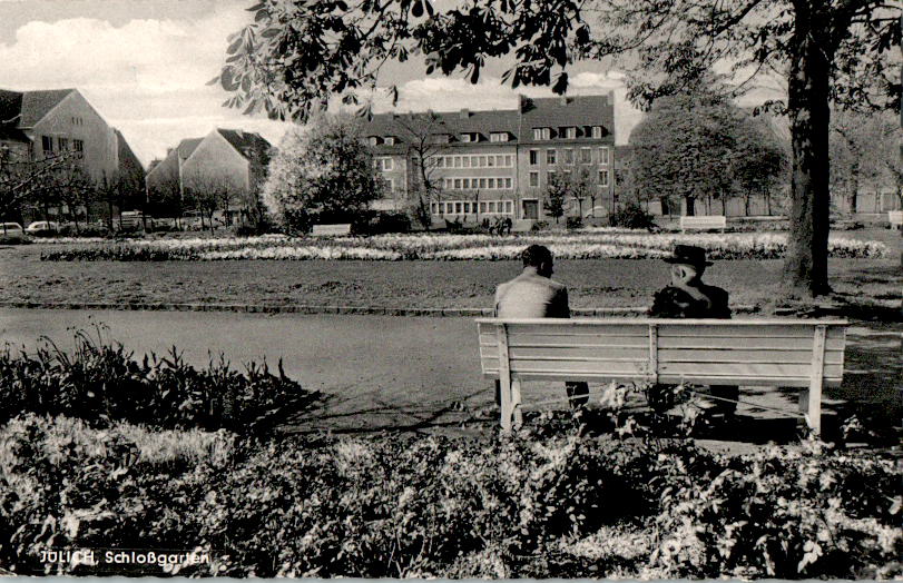 jülich, schloßgarten, kaufhaus am hexenturm