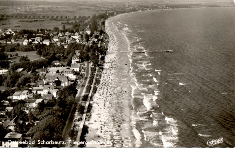 ostseebad scharbeutz, fliegeraufnahme